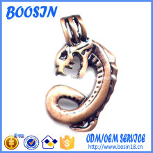 Retro Metal Snake Shape Pendant for Necklace